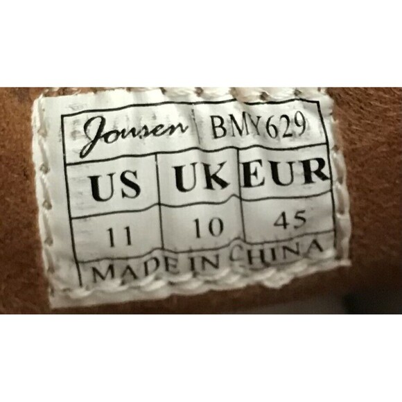 Vostey Milan Cognac Orange Leather Wingtip Dress Lace Up Shoes Men’s Size US 11 - Picture 10 of 14